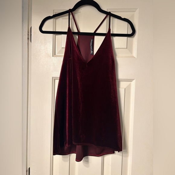 Abercrombie & Fitch Velvet Tank Top - Picture 1 of 4